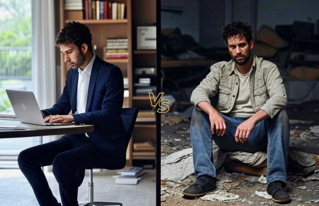 Тест «Привычки бедных vs привычки богатых»