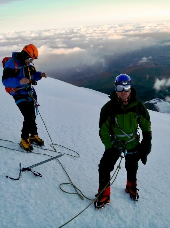 Oleg Platoff на вершине Котопакси